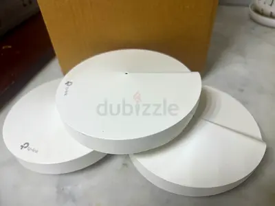 TP-Link Deco M9 Plus Whole Home Mesh Wi-Fi System, Up to 6500 Sq ft coverage, Tri-Band AC2200