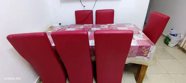 Dining table with chair for sale