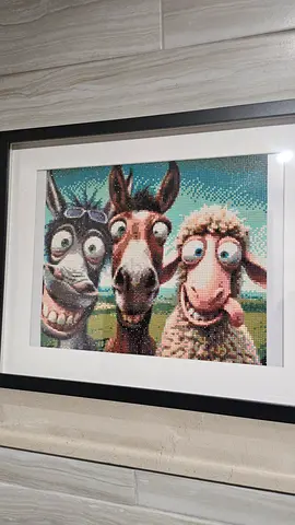 Framed Diamond Painting - Three Cartoon animals