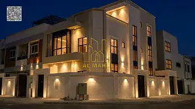 Corner 6 Master BR Villa + Roof in Al Zahya Ajman | Near Mosque | Registration, Water & Electricity