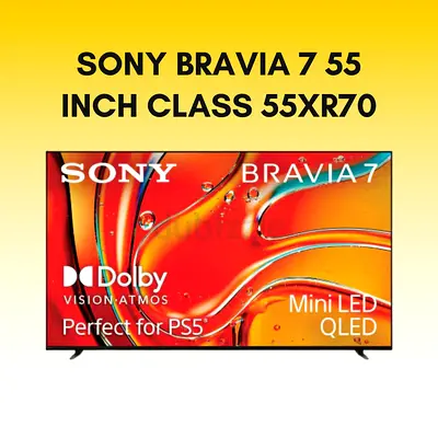 Sony BRAVIA 7 55 Inch Class Mini LED QLED 4K HDR Google TV 55XR70