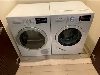 Bosch latest model series 6 9 kg washer and 9 kg dryer separate set freestanding Germany quality