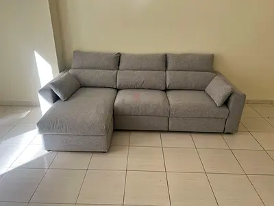 Ikea Eskelstuna L shape sofa bed Gray
