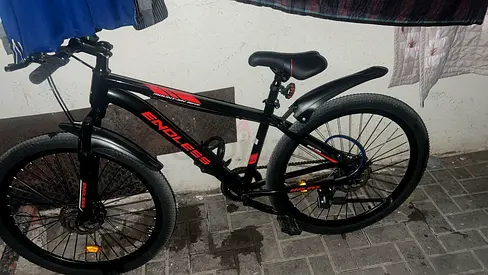 Used Endless black/red mountain bike - good condition