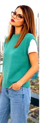 Mint handmade Vest