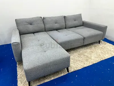 Like new condition home centre lshape sofa