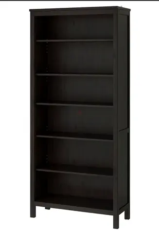 Ikea Dark Wood Bookshelf - 6 Shelves