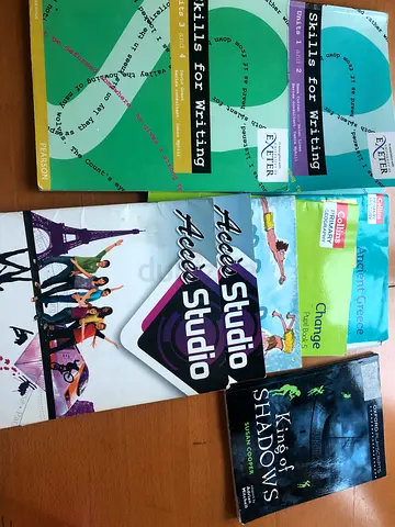 Mixed School Textbooks and Readers - Skills for Writing, Access Studio, Geography, King of Shadows