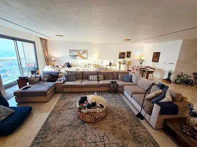 Large L-shaped Fabric Corner Sofa - Beige, Excellent Condition