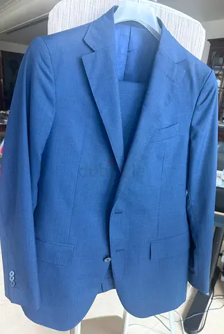 Boggi Mens Blue Two-Piece Suit Jacket (Ready-to-Wear) size 48/50