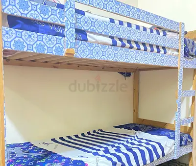 Solid Wood Bunk Bed – Excellent Condition