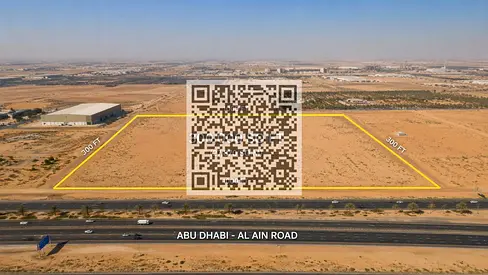 ارحض ارض للبيع استثماري طريق عجمان  العين ابو ظبي