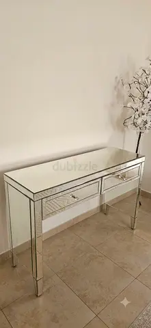 Mirrored Dressing Table with 2 Drawers