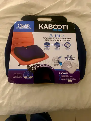 Kabooti 3-in-1 Comfort Seating Cushion with Donut Ring (new in packaging)