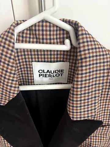 Claudie Pierlot checked blazer - size S/M, excellent condition. Used couple of times