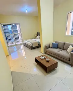 Specious newly furnished balcony hallroom in Hamdan street Ahalia hospital for lady/couples