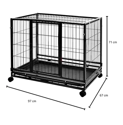 Amazon Basics Heavy Duty Pet Kennel 36” – Like New