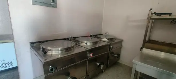 Commercial kitchen Stainless Steel Range with Griddles / Hotplates
