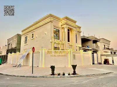 Luxury villa for sale, two floors and a roof, at a negotiable price including registration and ownership fees.