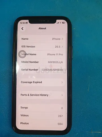 Iphone 11 pr0 256 gb