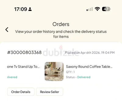 Danube Saxony Round Coffee Table