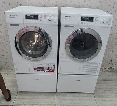 Miele latest model twin dos 9 kg washer and 9 kg dryer with steam finish dryer separate set