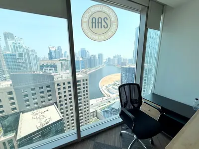 Size 200 sqft || Business center office || For Rent With all bills included
