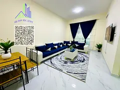 2BHK - monthly rent - all inclusive-Al Rashidiya 3 - furnished - new furniture