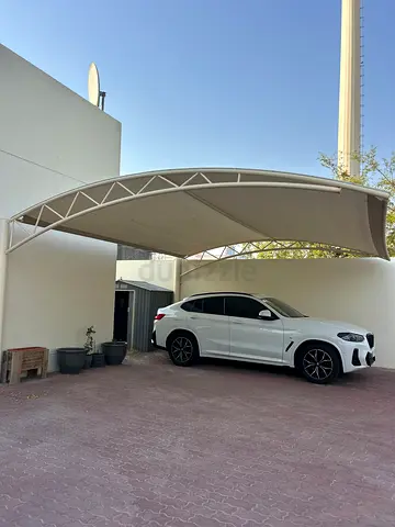 Outdoor Cantilever Carport Shade Canopy
