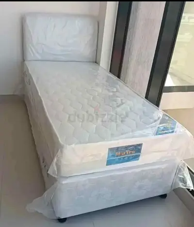 Brand new Single size Amrican base bed with Mattress Available
