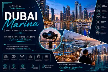 🌊📸 Dubai Marina Photography Videography Services | Professional Business Media, Product Shoots 🚀