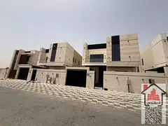 Villa for rent in Ajman, Al Helio 2 area Price: AED 120,000 First occupancy Central air conditioning