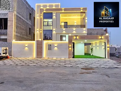 A modern villa located on a main street. The price includes registration and ownership fees. Behind