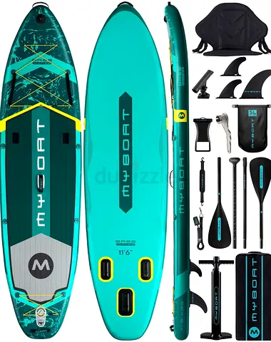 Inflatable Stand Up Paddleboard (SUP) with Full Accessory Kit - Like New