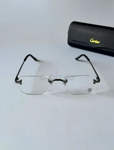 Cartier rimless eyeglasses with original case