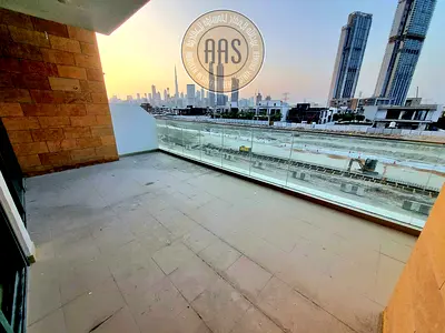 Huge 1BHK with a Terrace | Burj Khalifa View | Chiller Free | Call Now for Viewing