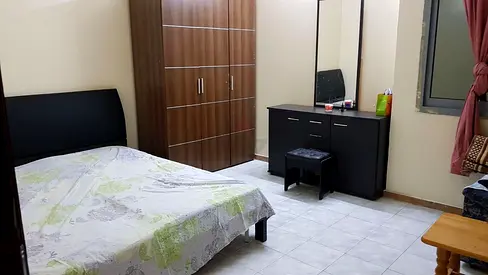 Fully furnished Room for Rent in Alwahda,Majaz-2(Opposite Sharjah City Center) for Indian Family