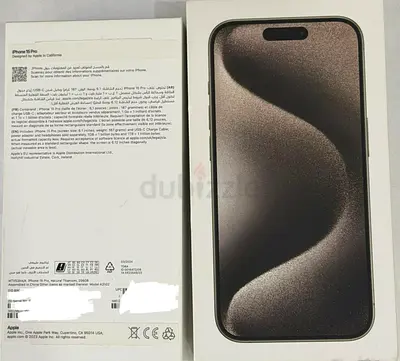 iPhone 15 Pro 256GB Natural Titanium , with box and charging cable