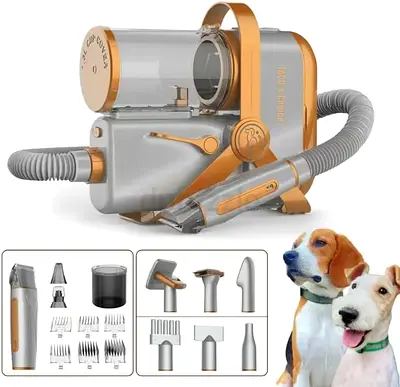 TACOs Choice 3-in-1 Pet Professional Grooming Vacuum, Dryer, and Clippers