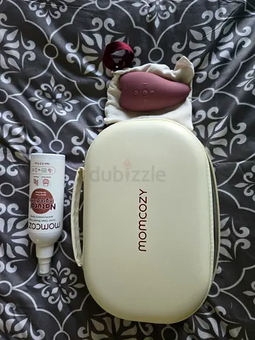 Momcozy Portable Breast Pump Kit with Carry Case and Accessories + Massager + Pump Cleaning Spray