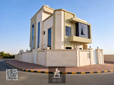 6. غرف ماستر _ زاوية شارعين / ارضي واول ورووف _ شامل رسوم التسجيل والتمليك
