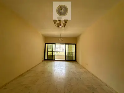 Three-bedroom apartment and living room for annual rent in Al Mamzar Sharjah Emirate Free gym Free