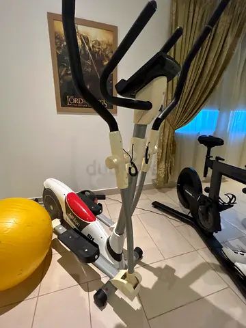 Used Elliptical Trainer with Stability Ball – Good Working Condition