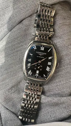 Longines Evidenza automatic mens watch with stainless steel bracelet . Original price 8600 aed