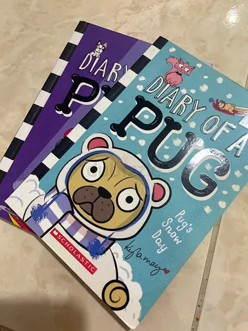 Diary of a Pug series - 2 childrens paperback books (new)
