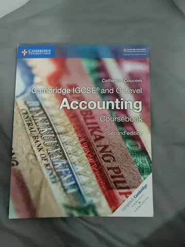 Cambridge IGCSE and O Level Accounting Coursebook (2nd edition)