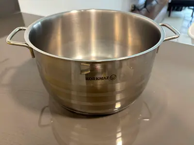 Korkmaz stainless steel cooking pot