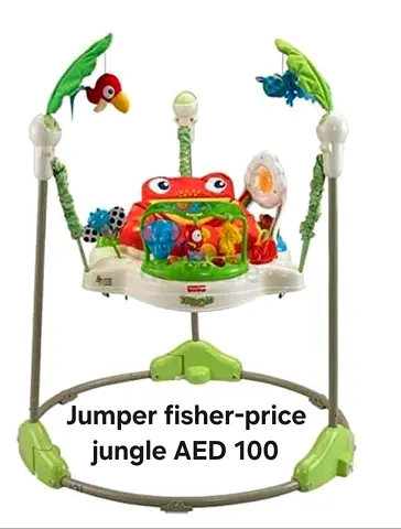 Fisher-Price Jumperoo Jungle Activity Jumper - Good Condition