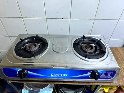 Krypton 2-Burner Stainless Steel Gas Stove - Used, Working