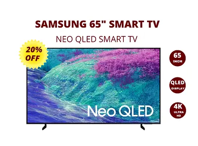 Samsung 65 Inch Neo QLED 120Hz 4K Samsung Vision AI Smart TV 65QN1EF